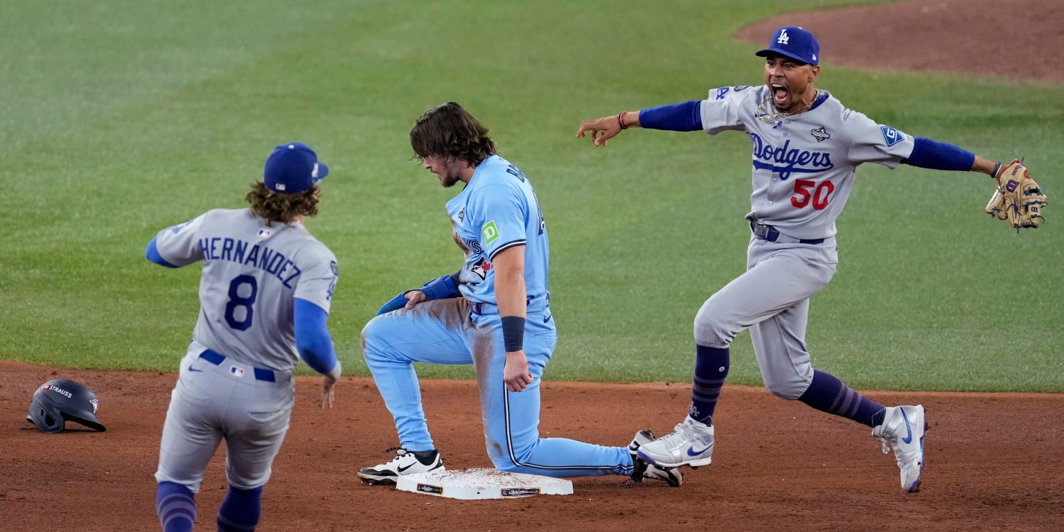 ワールドシリーズ第6戦の幕切れとなったダブルプレー