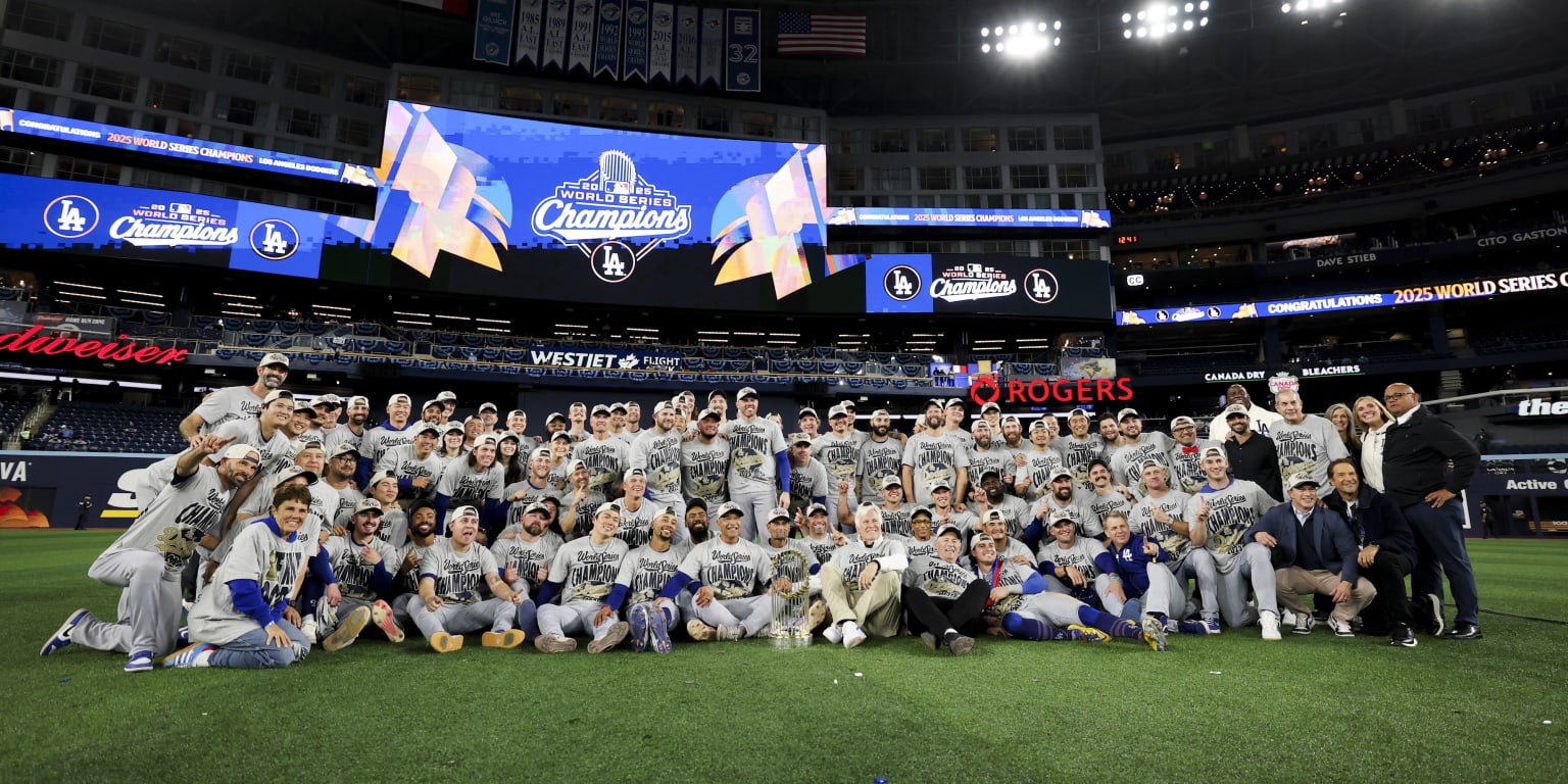 MLB.com이 전한 다저스 2025 우승 특집 이미지