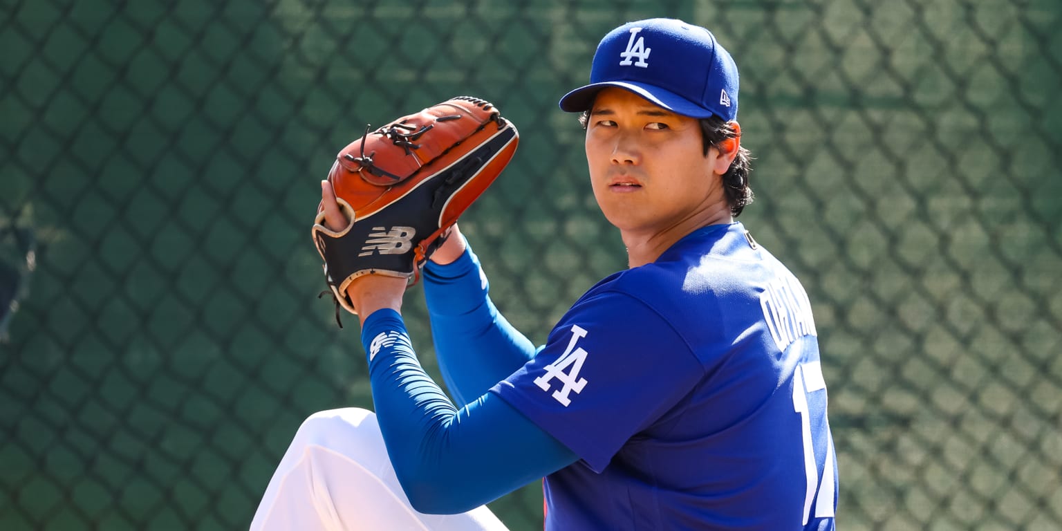 Ohtani faces hitters, 'way ahead' of last year on pitching side