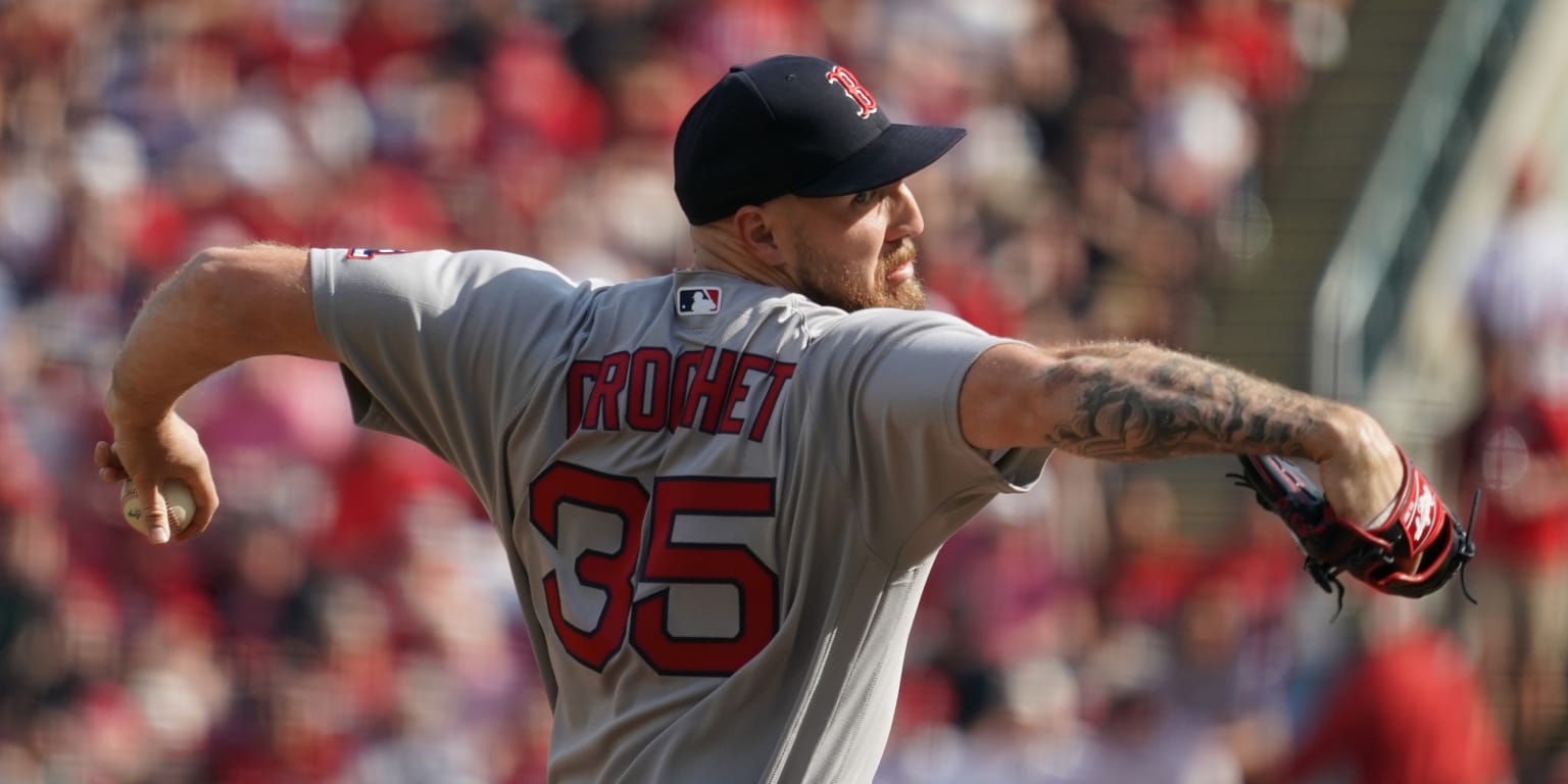 Red Sox ace Crochet (shoulder/lat) not ready to begin throwing