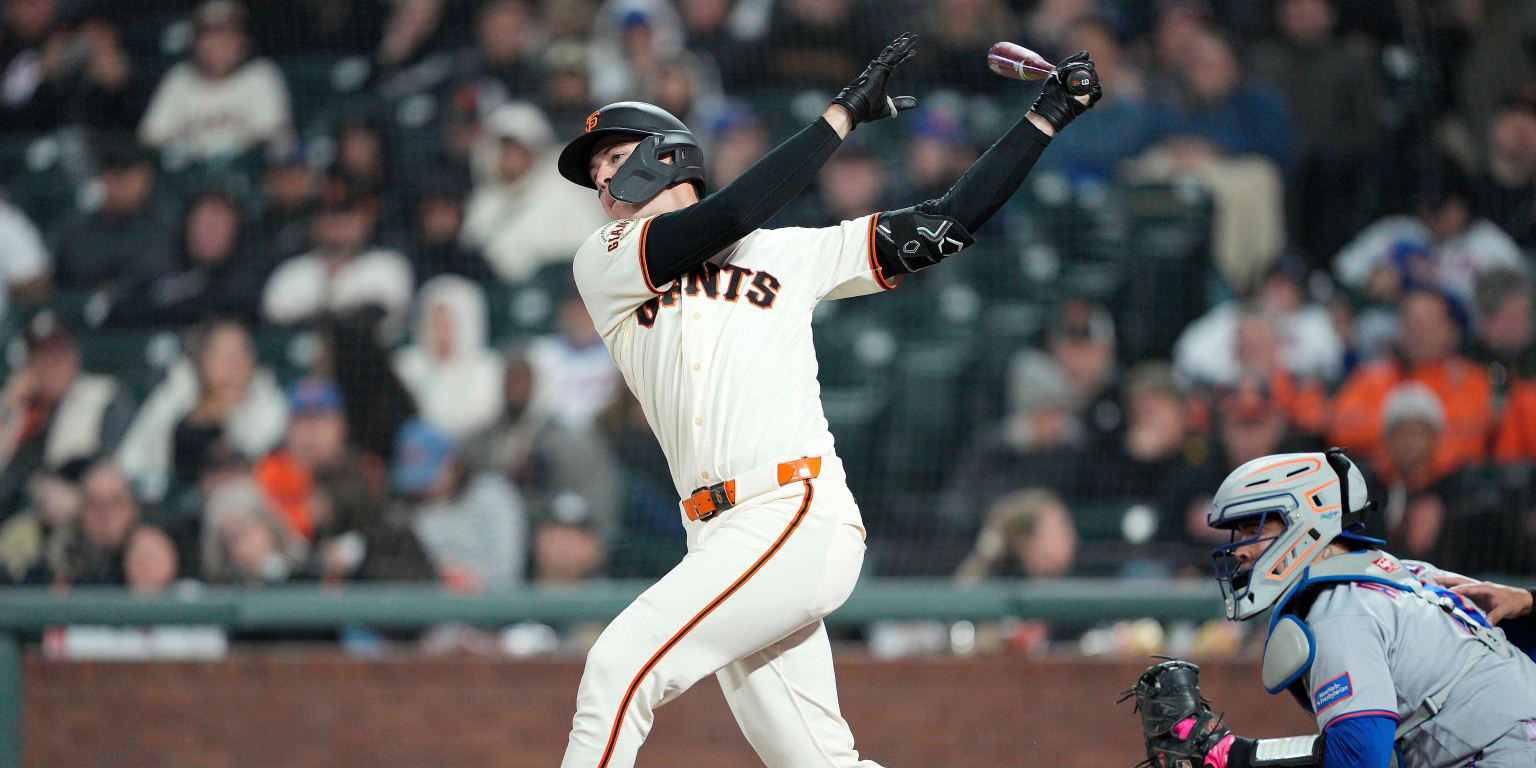 Susac's first MLB start a dazzler with 3 hits in Giants' win over Mets