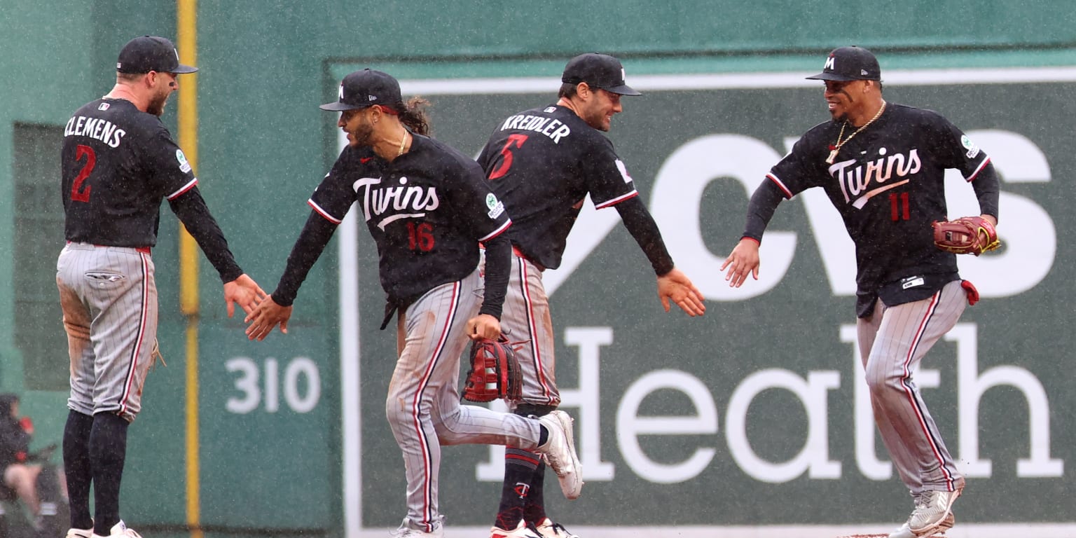 Stellar defense helps Twins withstand elements for first Fenway sweep since '94