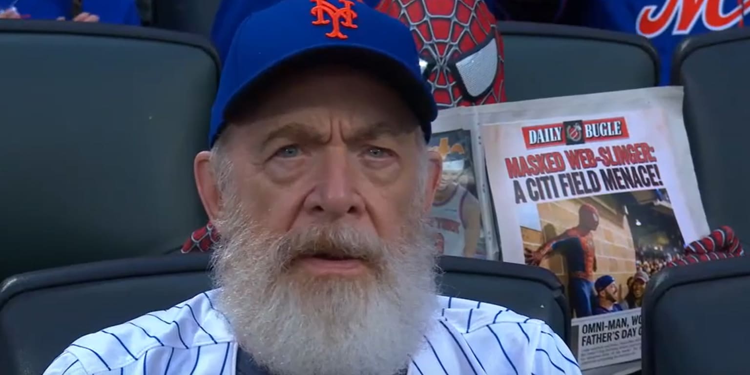 'He's a menace!' It's JK Simmons vs. Spider-Man at Citi Field