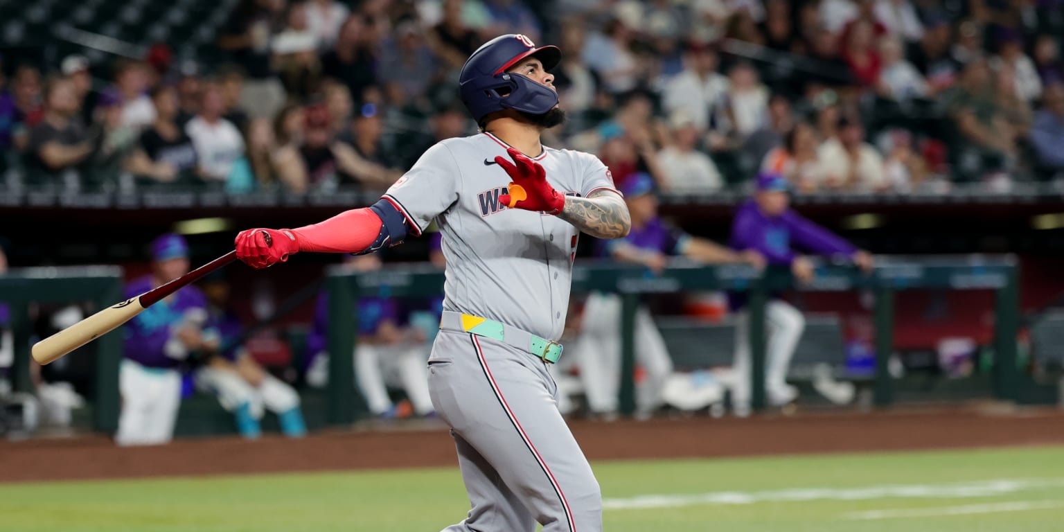 García (2 HRs, 6 RBIs) leads Nats' 14-run outburst in blowout over D-backs