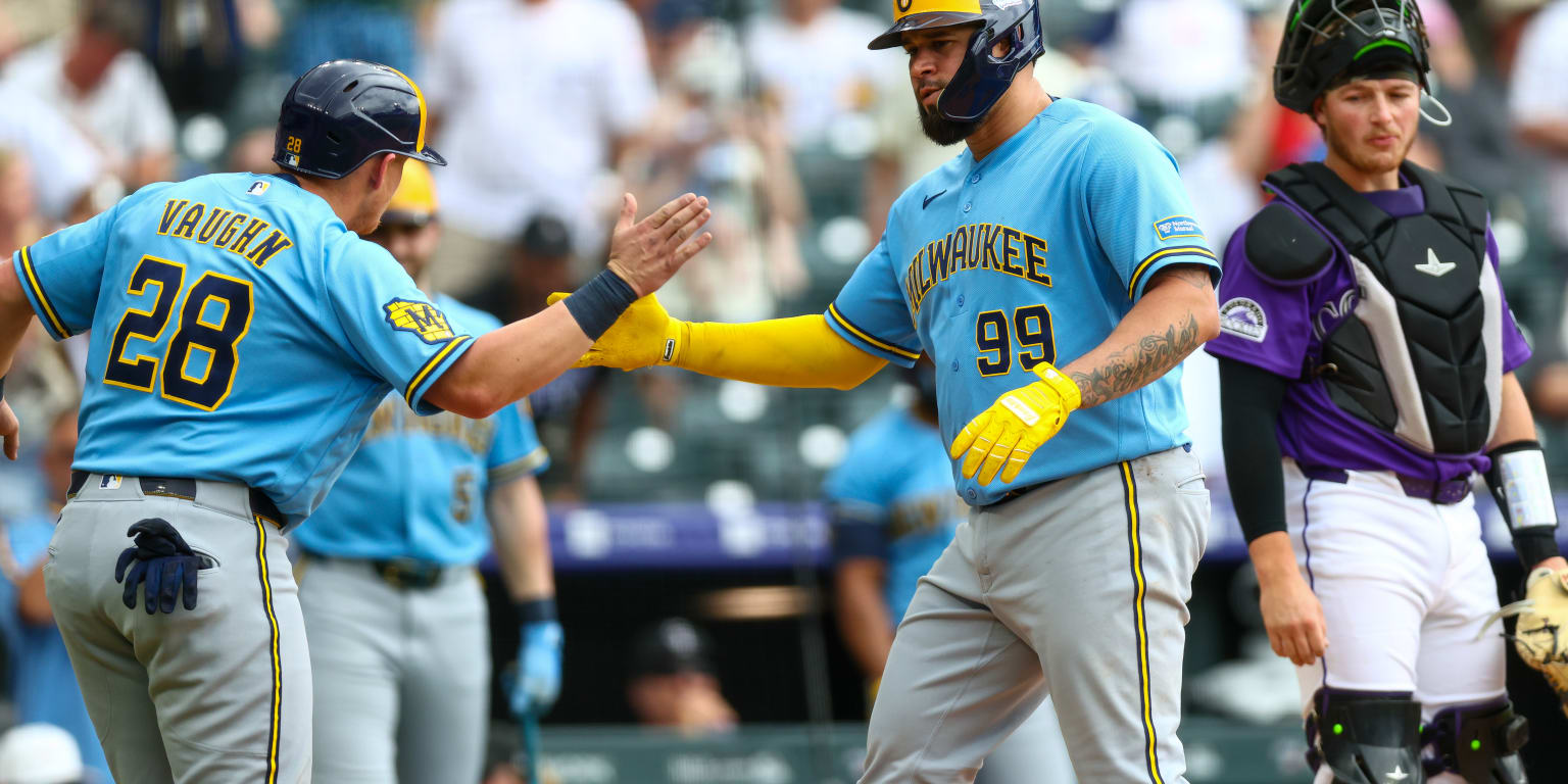 Jackson Chourio and Gary Sánchez and Milwaukee Brewers — Brewers' First-Pitch Aggression at Coors Exposes a Vulnerability in Tired Rockies Pitching