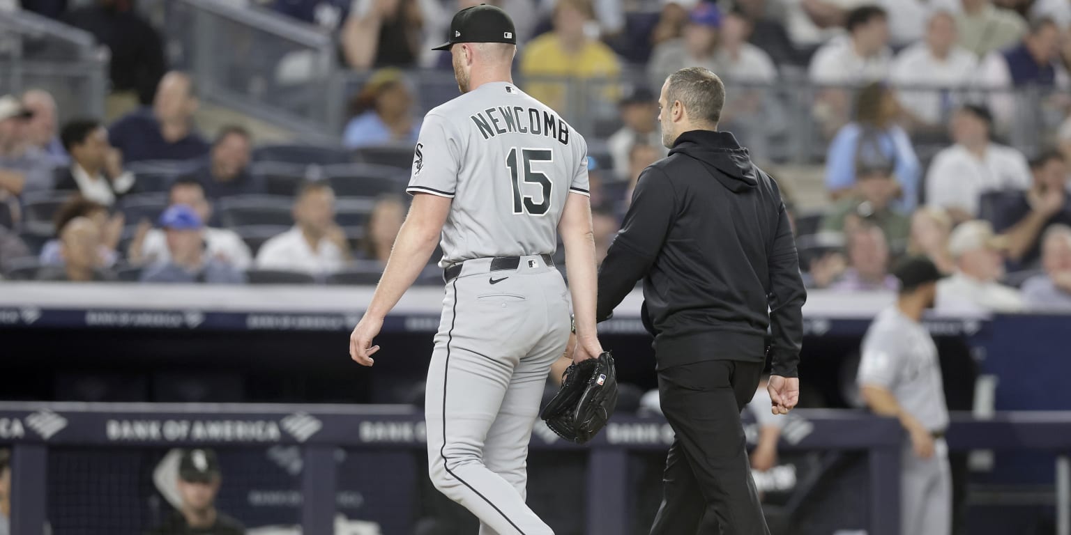 Line Drive Ends Newcomb's Night Early; White Sox Bullpen Exposed in Yankees Collapse