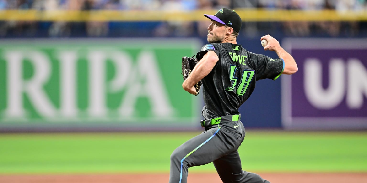 Rays back atop AL East as Grove pitches 1st game in 630 days