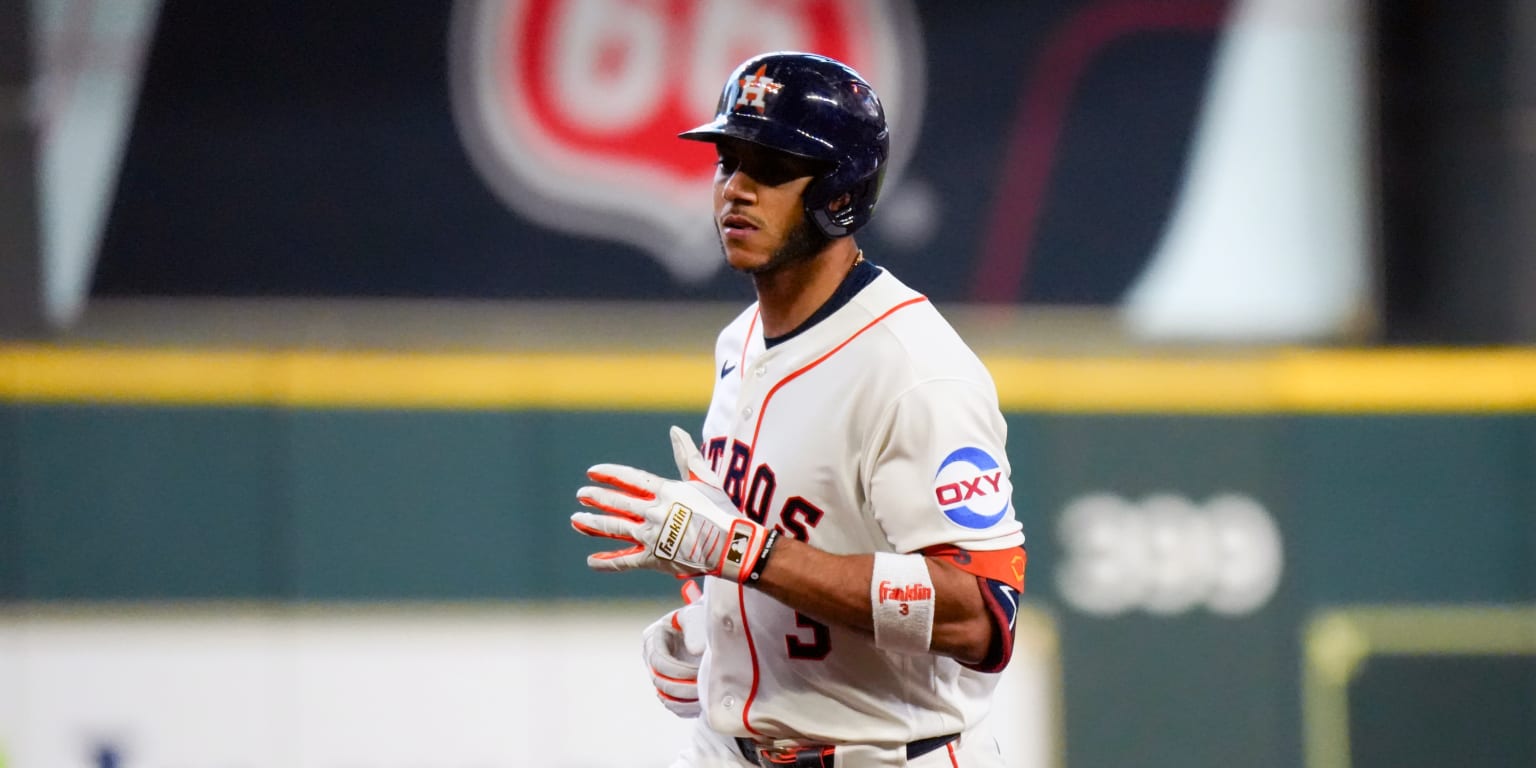 Peña (left leg discomfort) out of Astros lineup for series opener vs. Twins