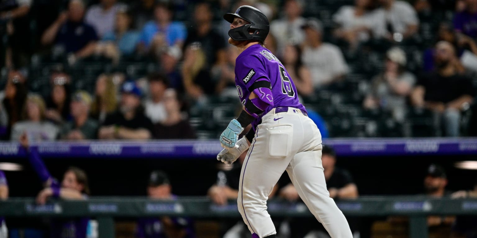 Hunter Goodman continues power surge for Rockies