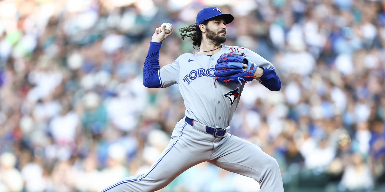 Dylan Cease during the Blue Jays win over Seattle