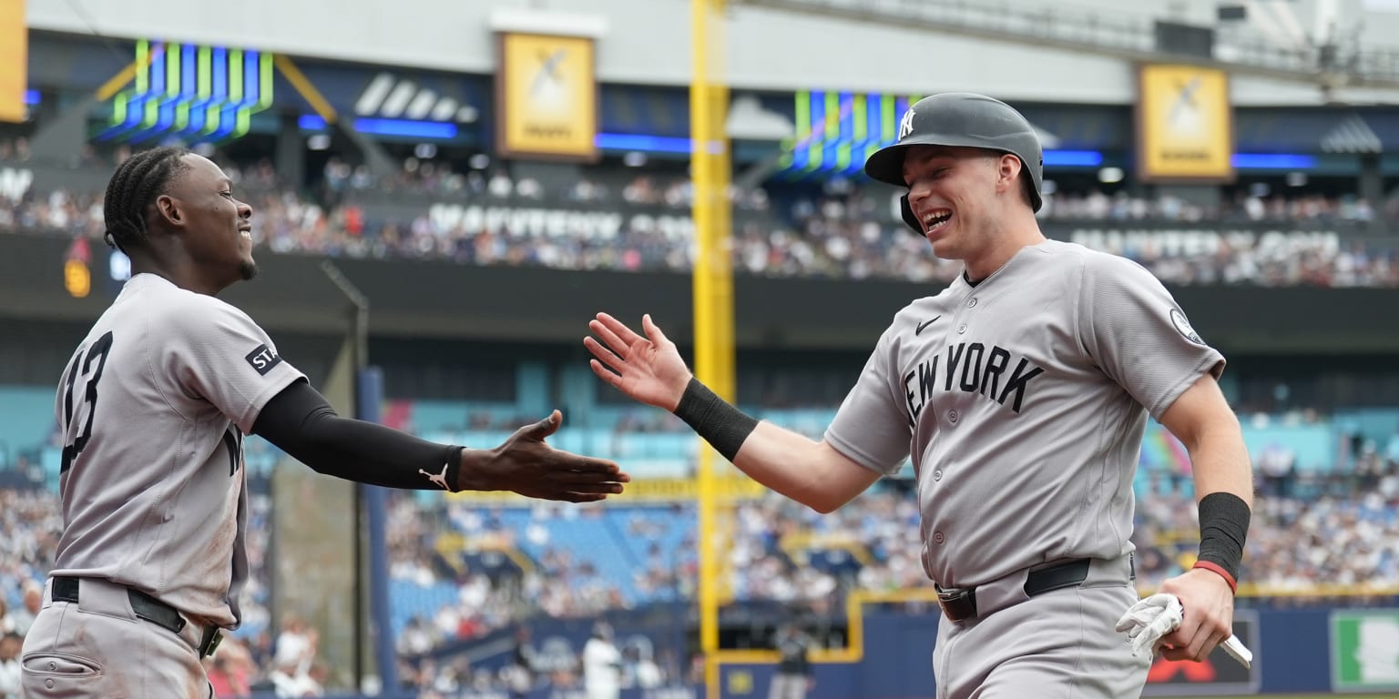 Rice in Derby form with 27th, 28th HRs in Yanks' romp at Trop