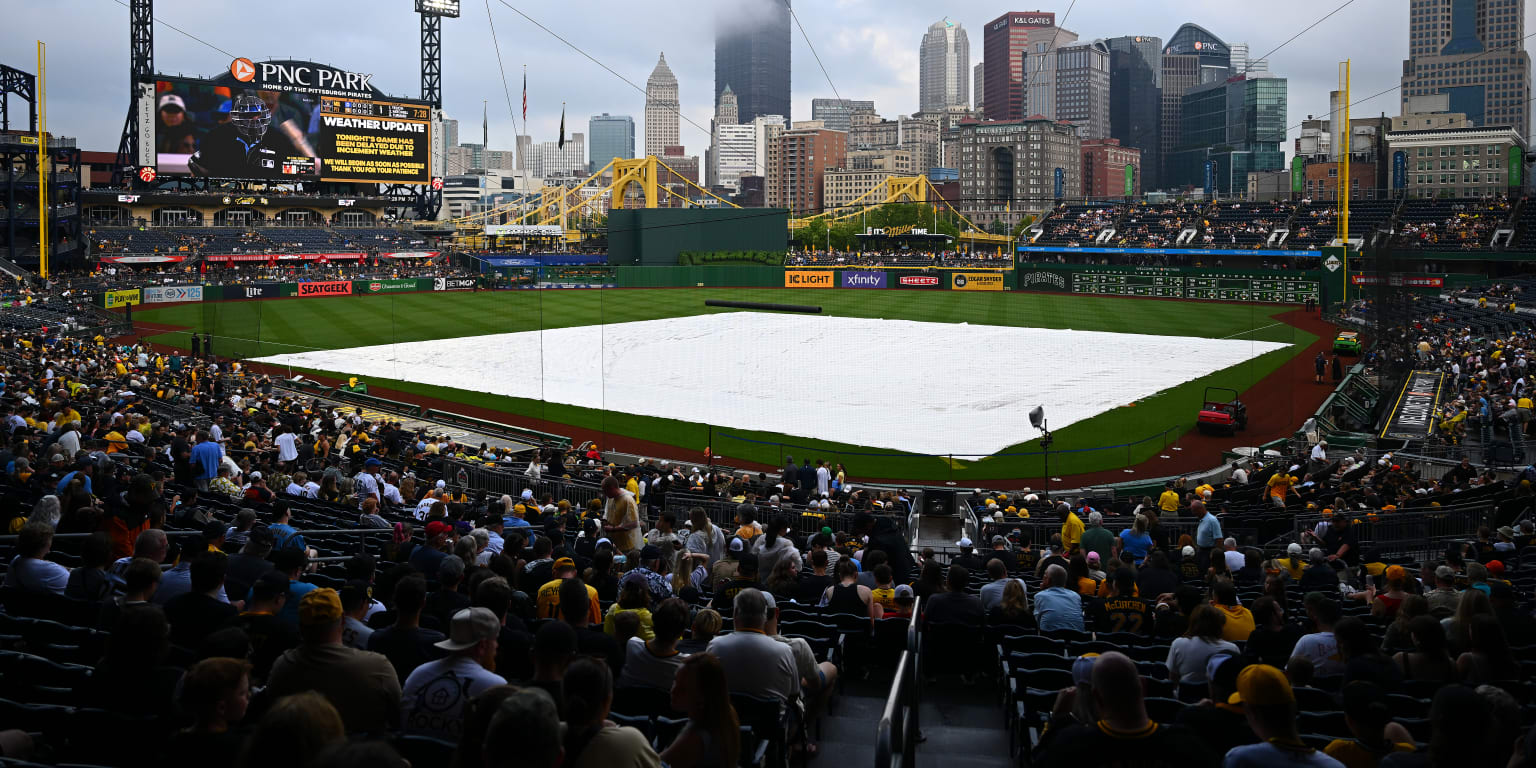 Brewers-Pirates opener ppd.; split doubleheader on Saturday