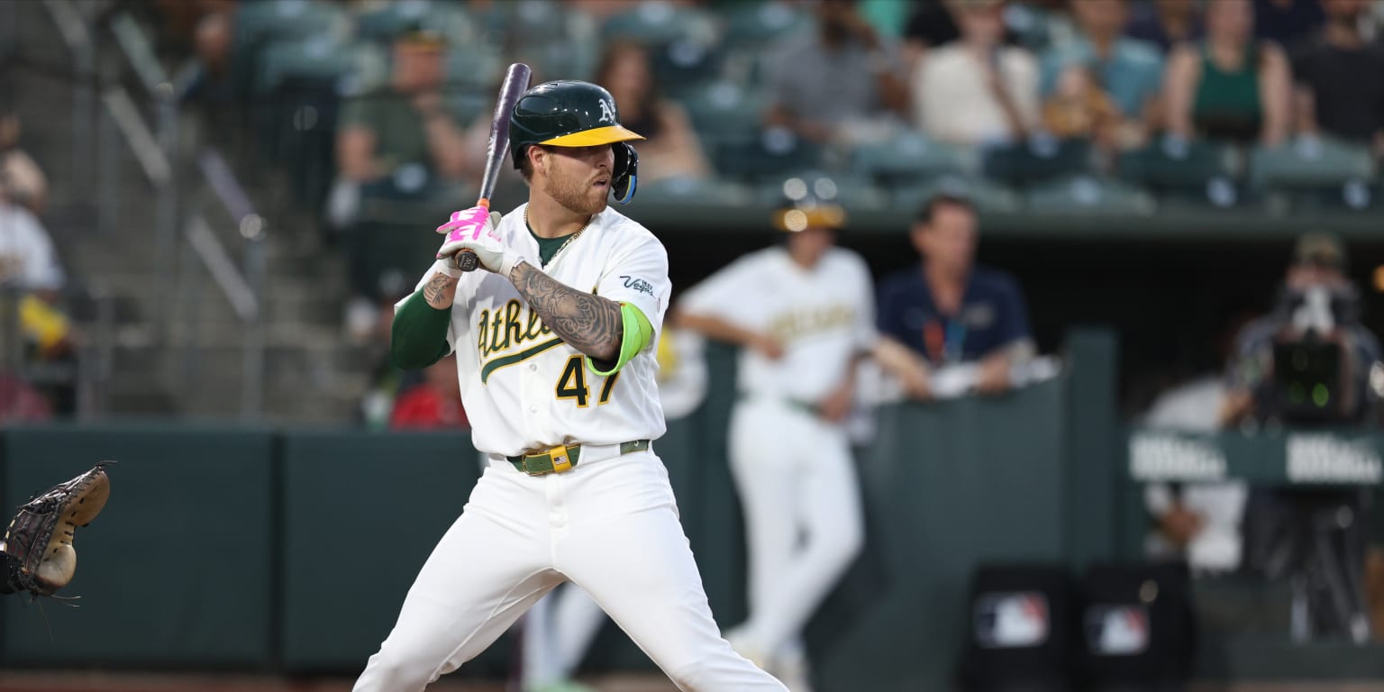 White picks up first MLB hit in debut, but A's skid reaches 10 games