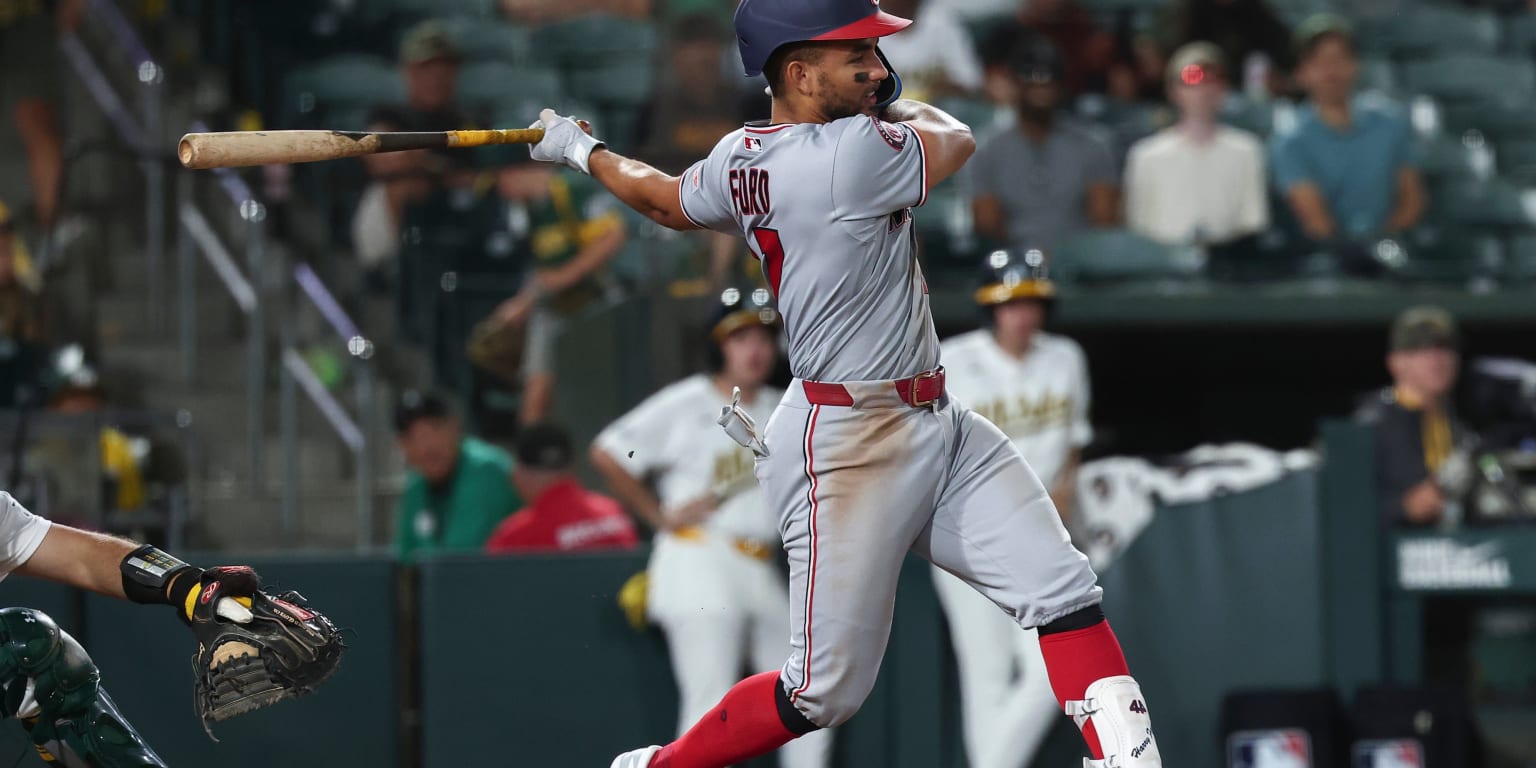 Harry Ford hits first MLB home run in Nationals debut