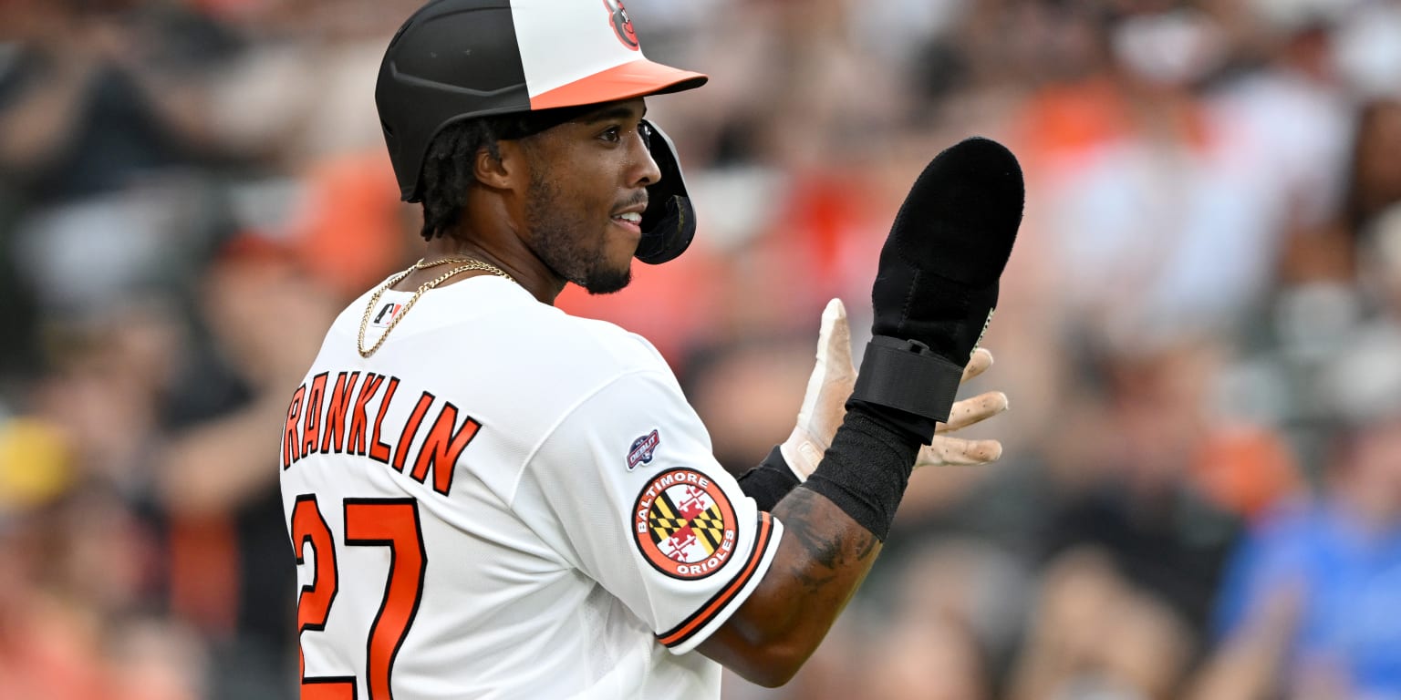 After solid MLB debut, new O's OF Franklin making strong early impression