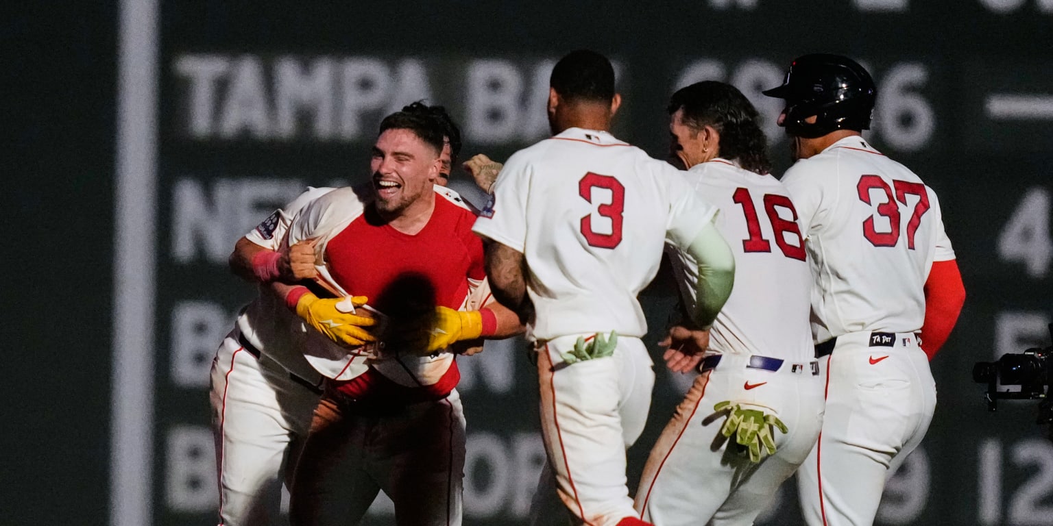 Red Sox trailed in the 9th, 10th, 11th and 12th ... and still won their 8th straight