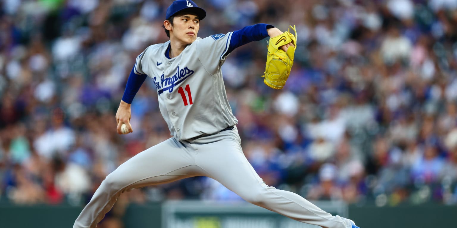 As LA's star-studded rotation nears full health, Sasaki shows why he belongs