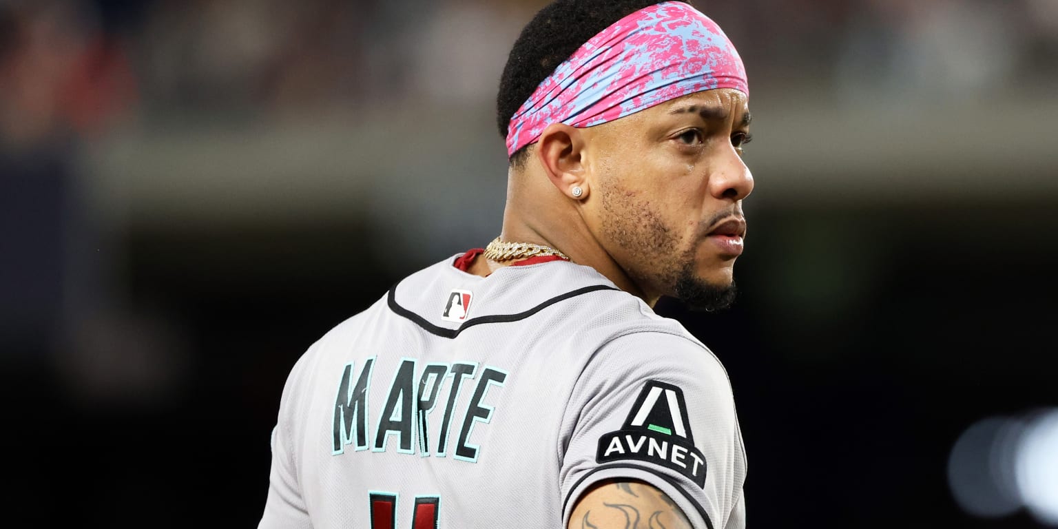 Marte, D-backs have 'very productive meeting,' hope to get back to baseball
