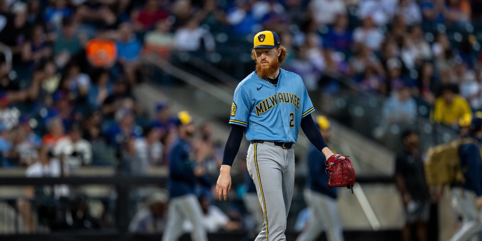 May exits after 1 pitch -- a 106 mph comebacker off his back