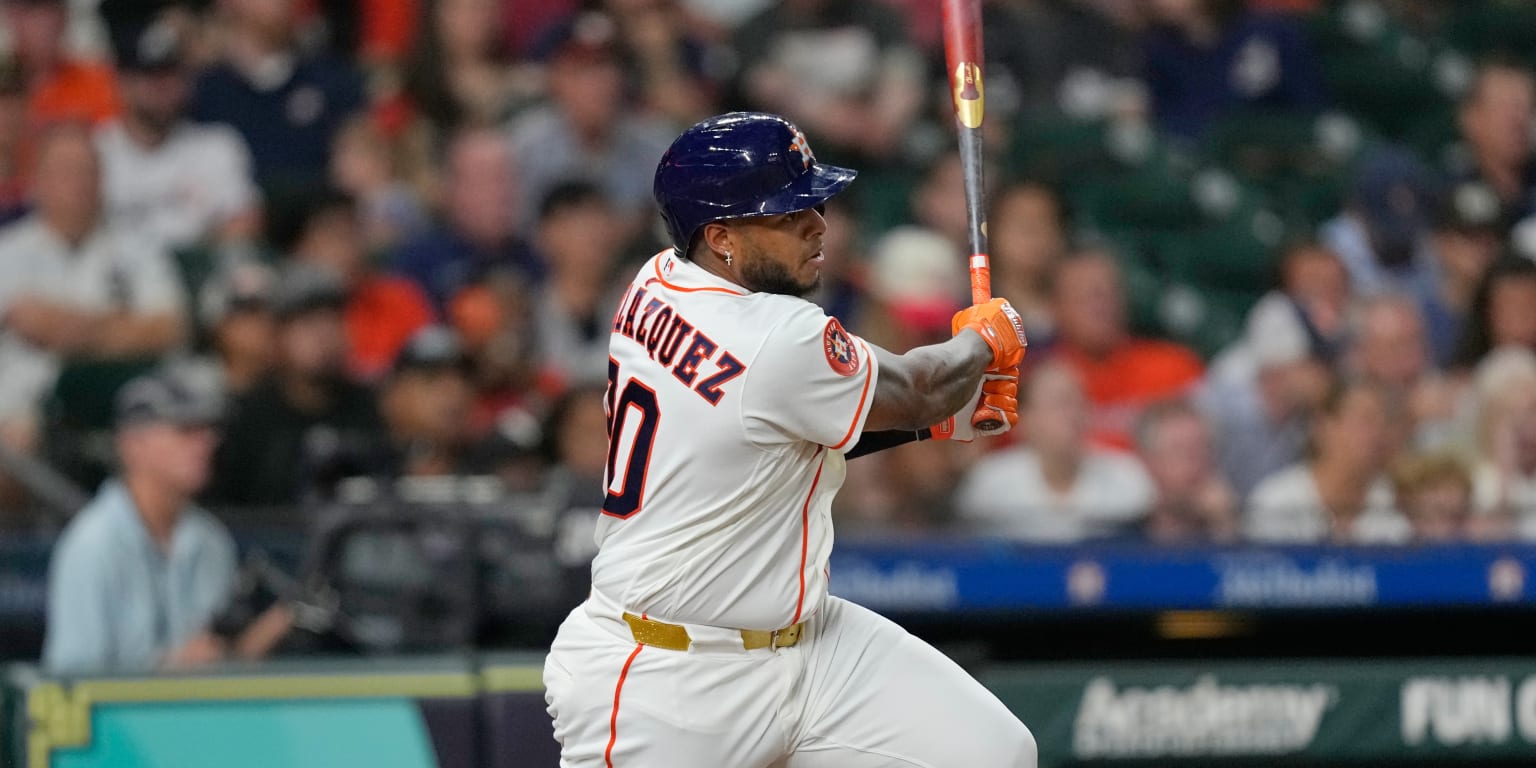 Velázquez's clutch hit, Wesneski's gem give Astros key win over White Sox