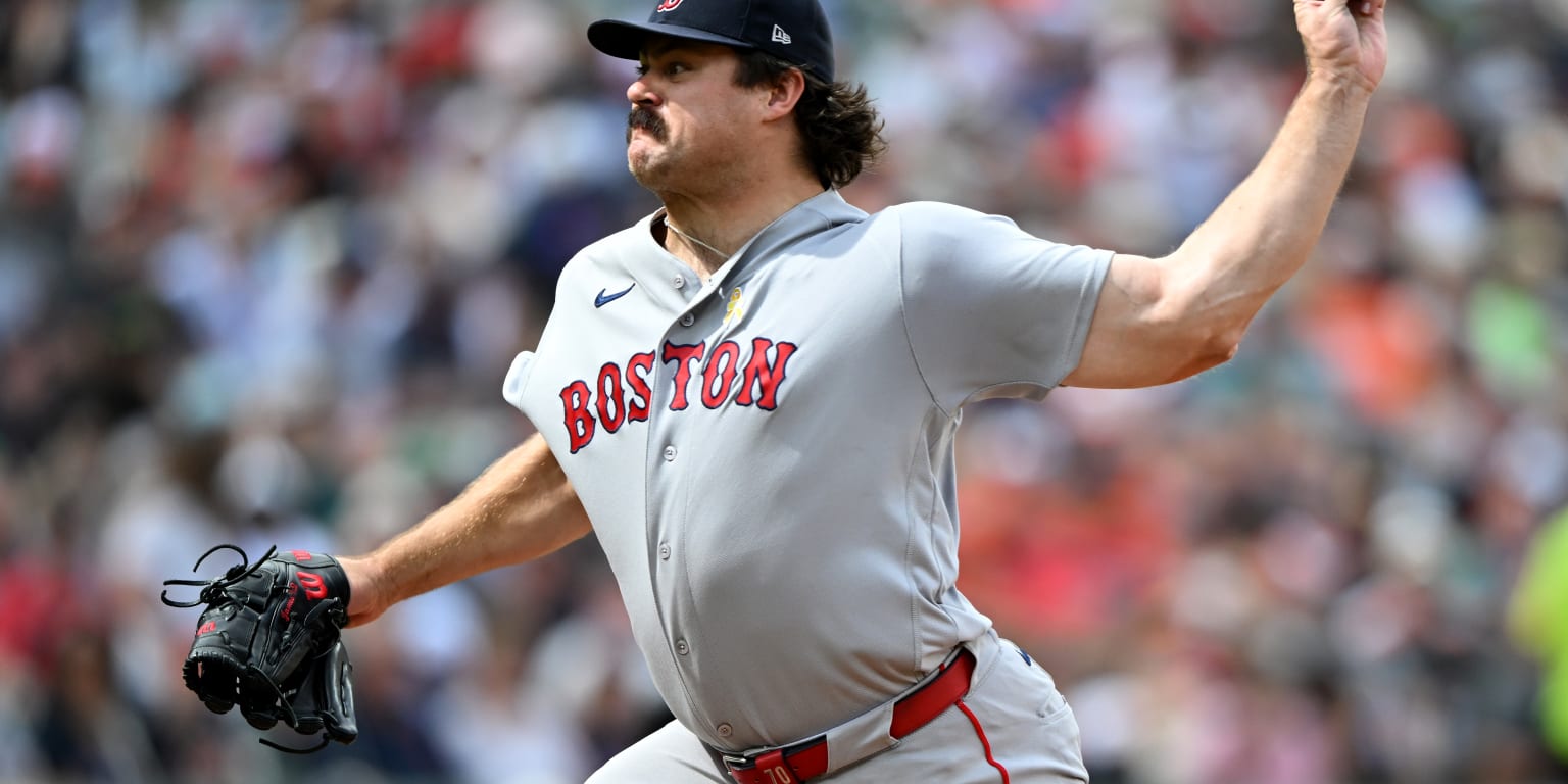 Rare slip during 12-K start leads to push-up on the mound