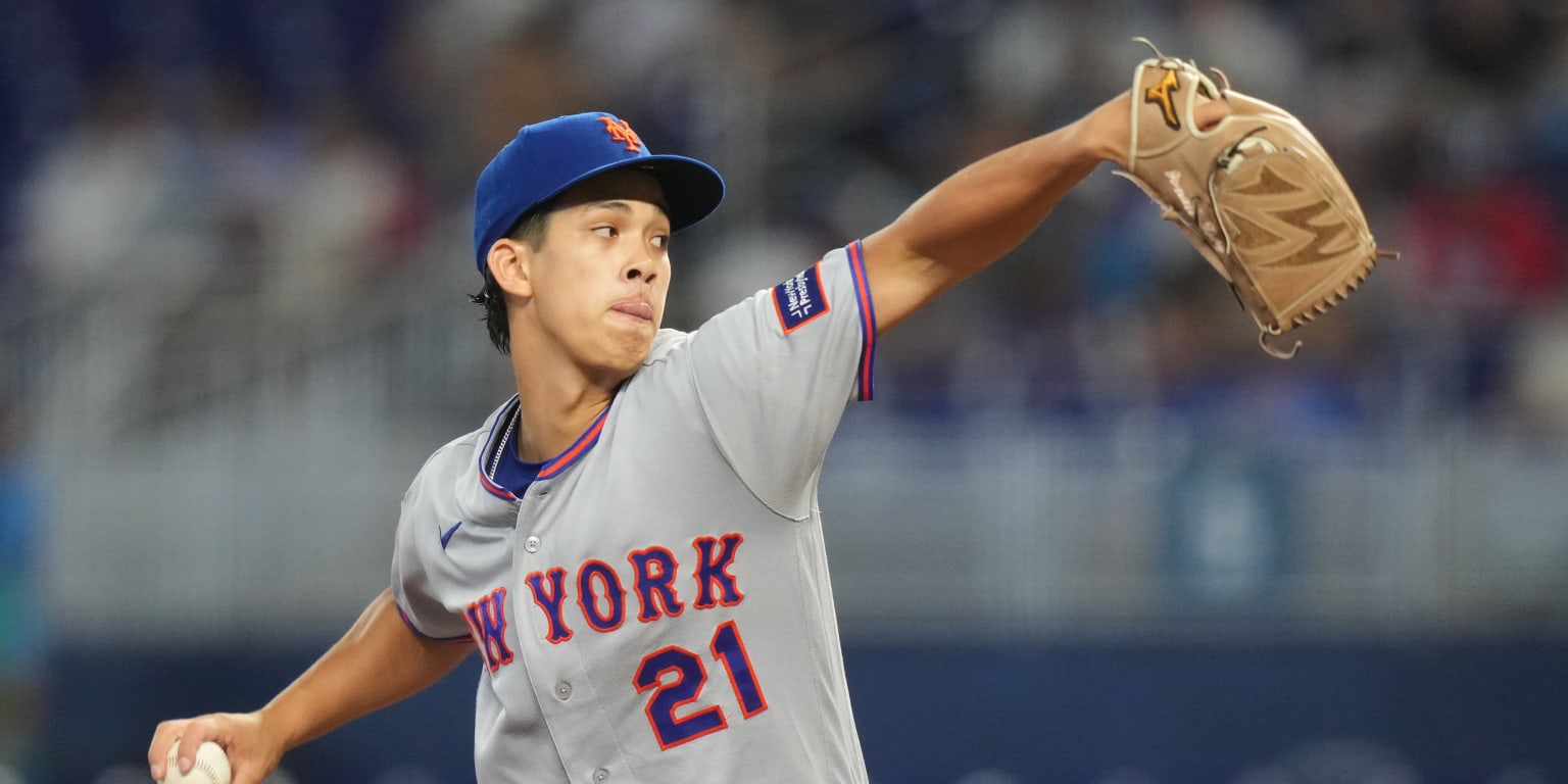 Tong rejoins Mets' rotation with 7 K's in 5 innings