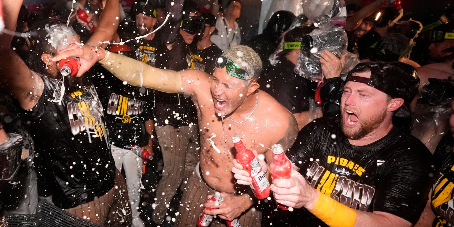 ‘Job’s not finished’: Padres celebrate before fixing eyes on bigger prize