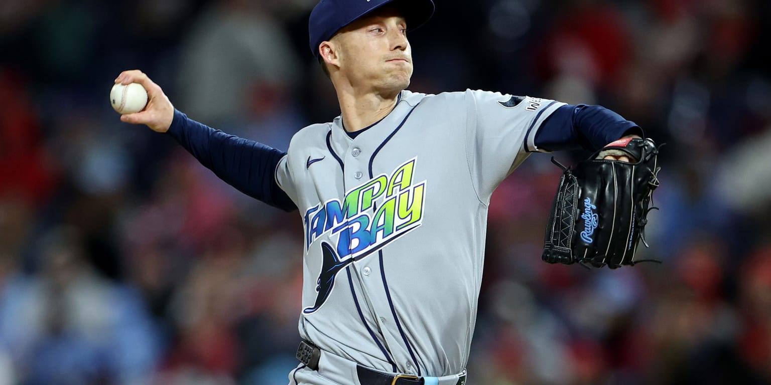 Griffin Jax and Freddy Peralta and Tampa Bay Rays — Jax Takes 104 mph Comebacker to Lower Back, Exits Early in Rays-Phillies Matchup