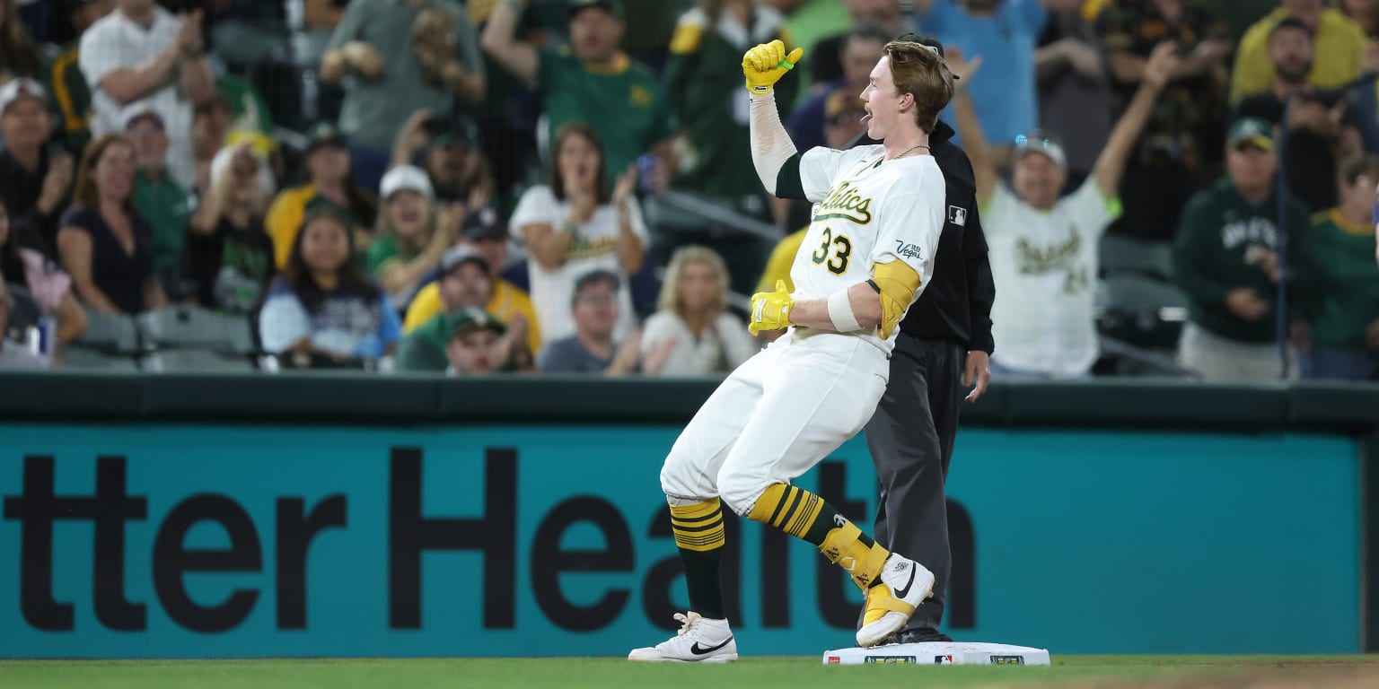 Emergence of young A’s talent provides hope for 2027 as ‘tough season’ ends