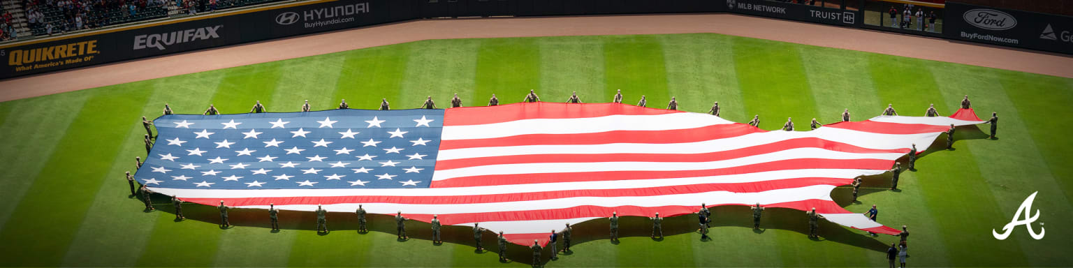 Atlanta Braves on X: The Braves are honoring our Military by