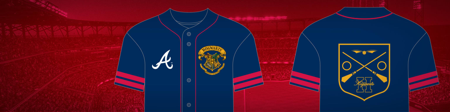 Atlanta Braves Harry Potter Hogwarts Jersey Giveaway 2023 Shirt