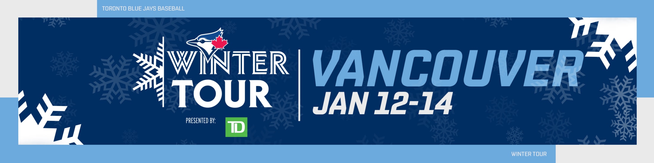 Toronto Blue Jays on X: ❄️ Winter Tour is BACK ❄️ See you soon, Vancouver  & Toronto:   / X