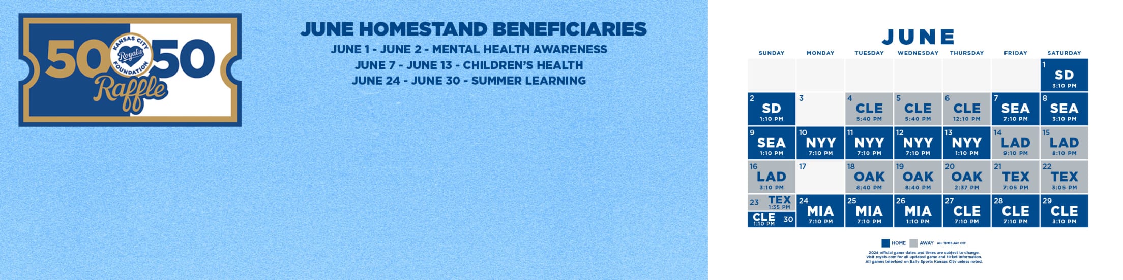 50/50 Raffle | The Kansas City Royals Foundation | Kansas City Royals