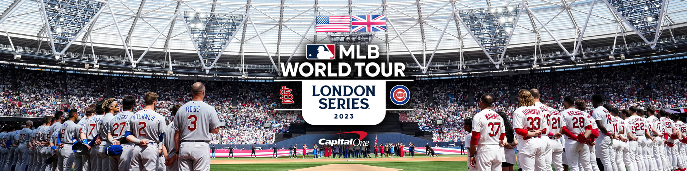 TNT Sports on X: To celebrate MLB #LondonSeries we're giving away a pair  of tickets for the Sunday game as well as your choice of @Cardinals or @Cubs  jersey, courtesy of @MLBEurope