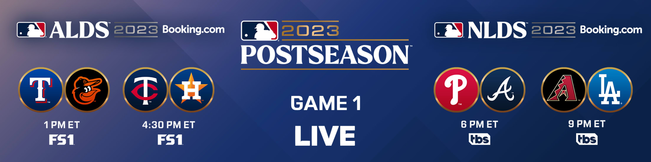 MLB Postseason Playoff Bracket and World Series Schedule