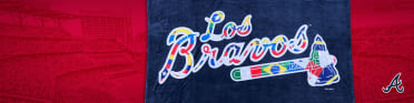LOS BRAVOS GAMEDAY PROGRAM Magazine Atlanta Braves Sept 16-18
