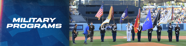 Military Programs  Los Angeles Dodgers