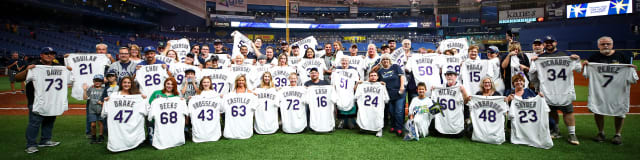 Tampa Bay Rays on X: The Shirts Off Our Backs tradition continues for  another year, benefiting #Rays Baseball Foundation! #RaysUp   / X