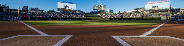 Wrigley Field Chicago Cubs Baseball Ballpark Stadium Greeting Card