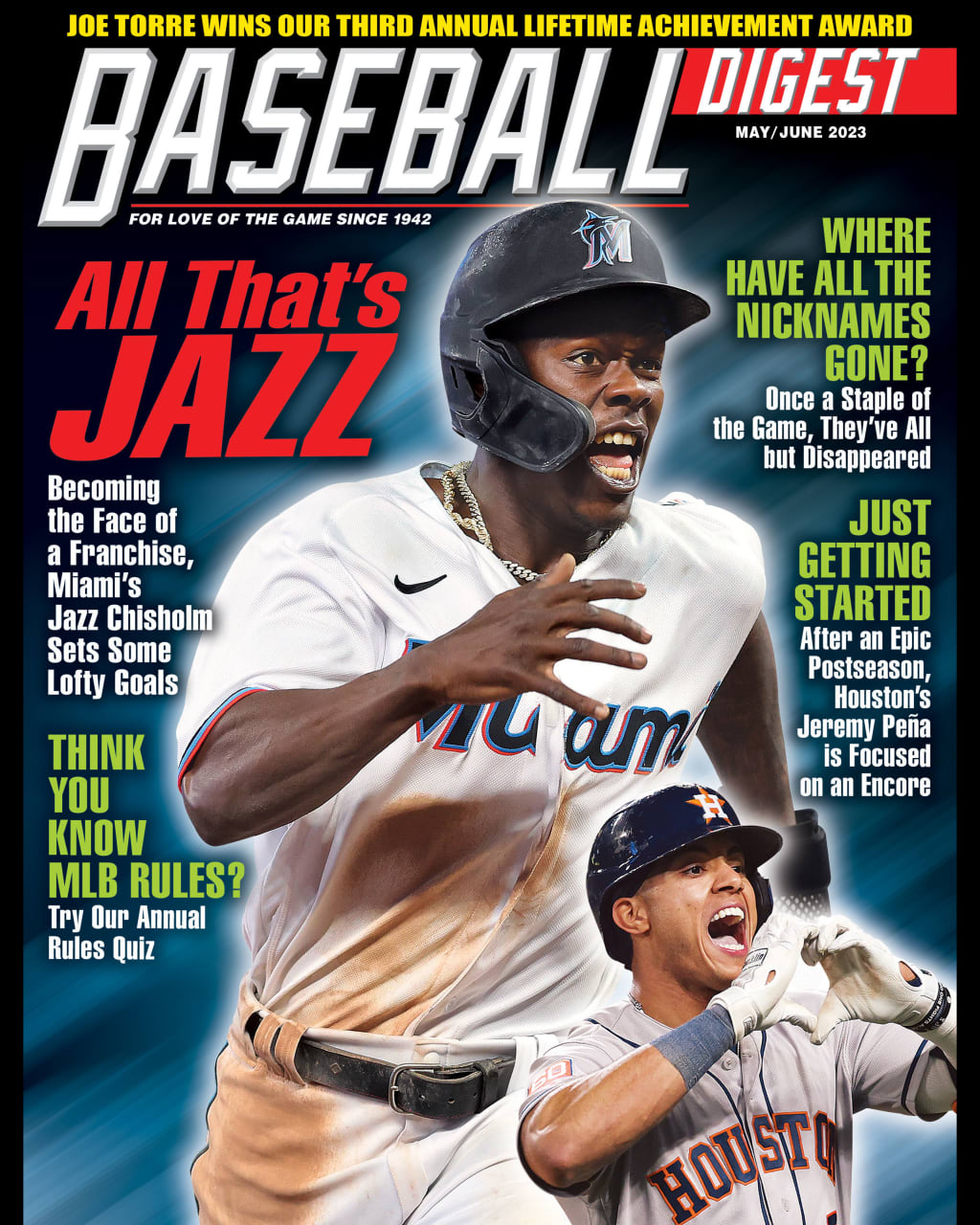 Miami's star graced the cover of Baseball America.