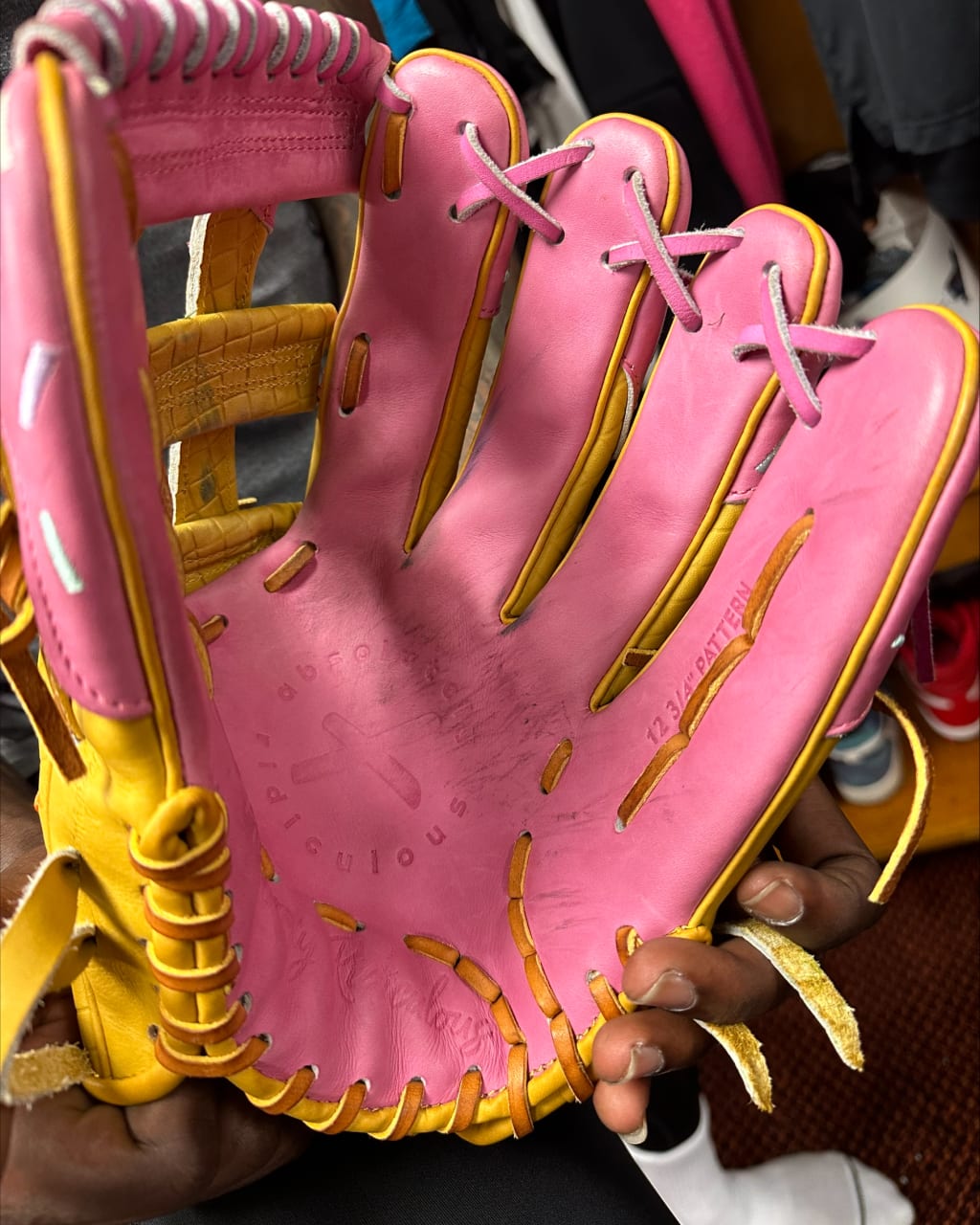 Chisholm's ice cream glove is designed by ARiA Collective.