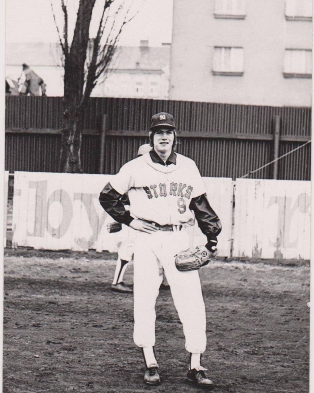 Remmerswaal plays for the Storks in 1968. (Photo via Storks)