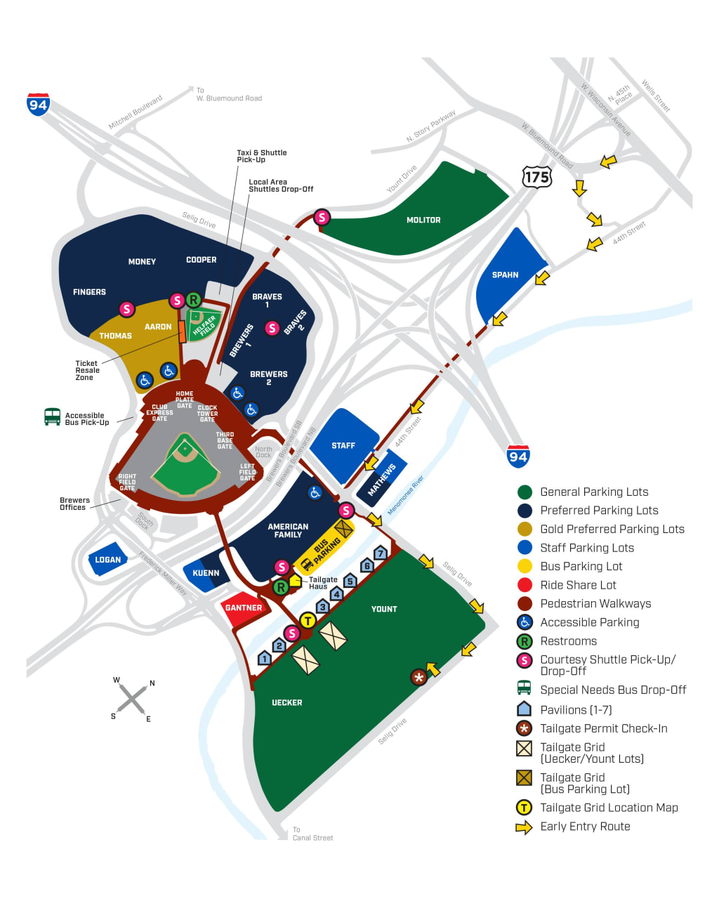 Milwaukee Brewers Tailgate  American Family Field Stadium Guide