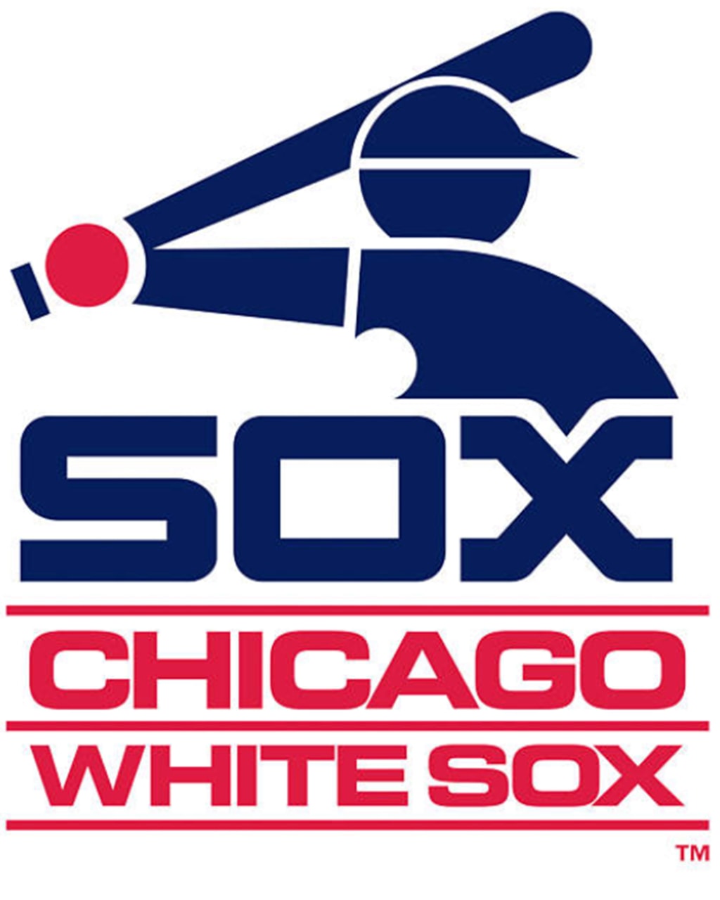 The White Sox used the hit man logo from 1976 to 1990.