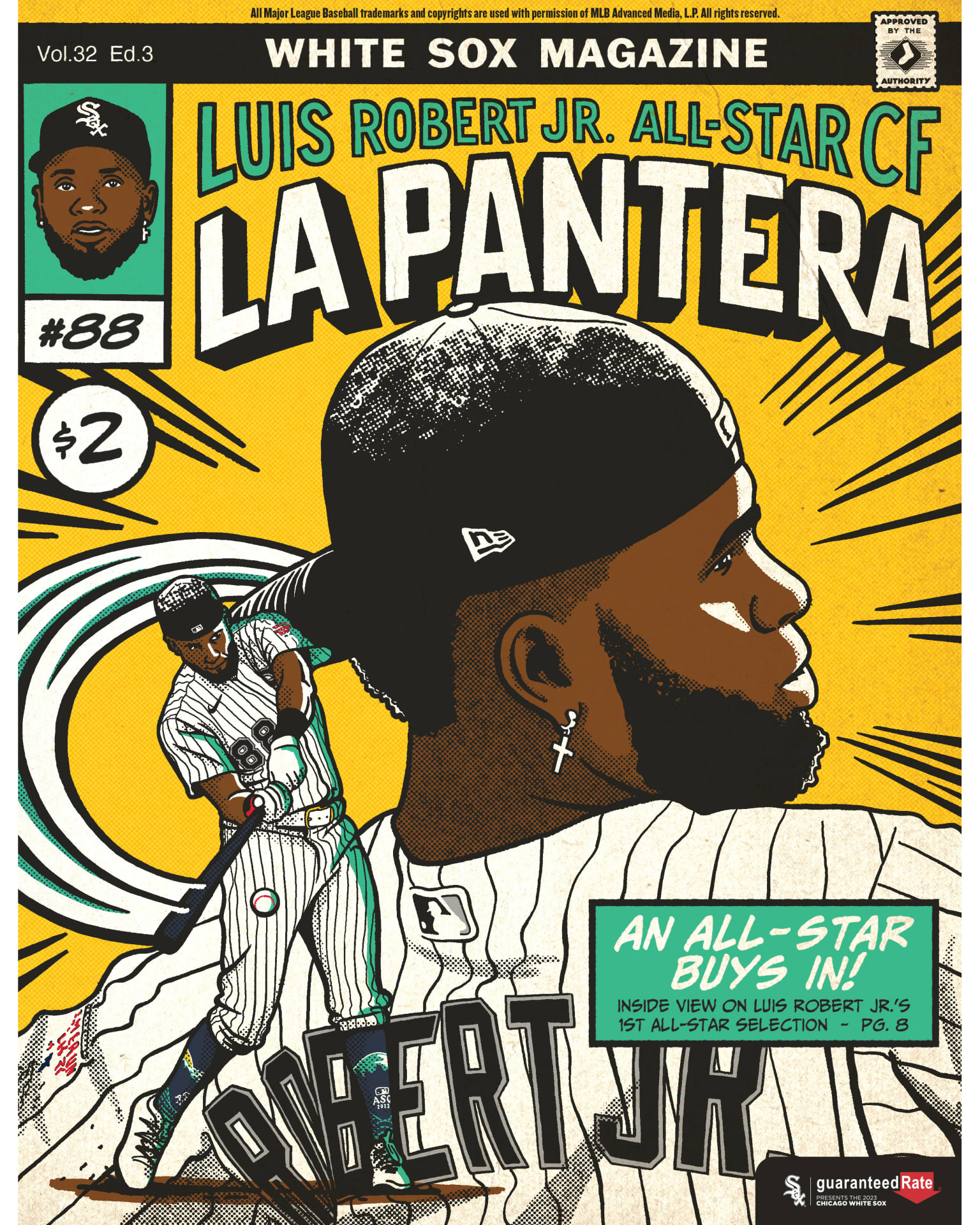 La Pantera (Luis Robert) Chicago White Sox - Officially Licensed MLB