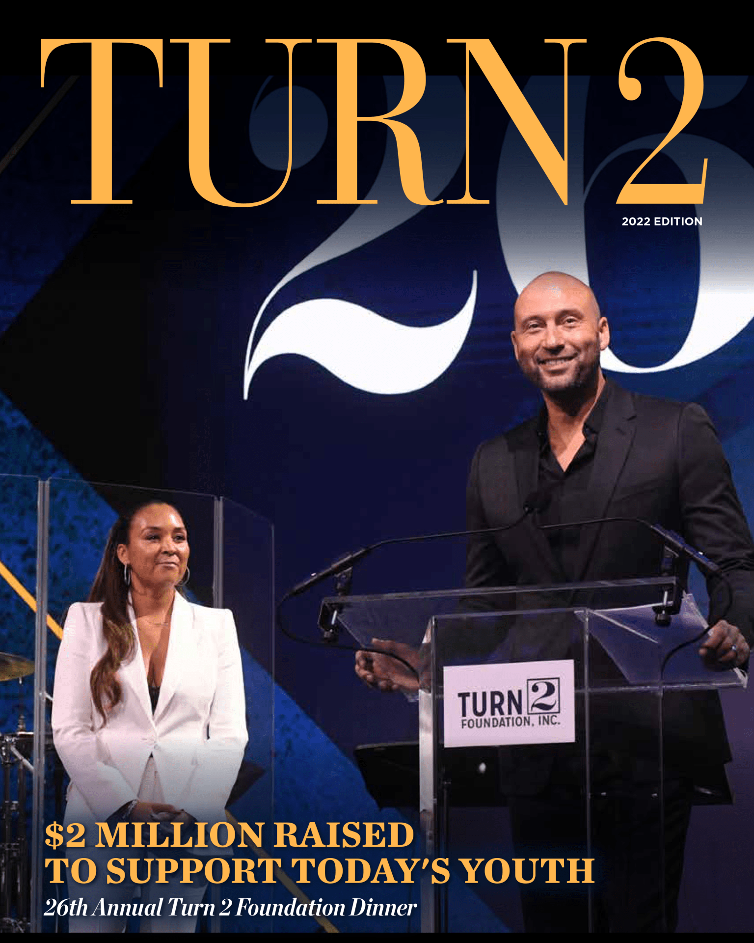 Yankees Videos on X: At his Turn 2 Foundation dinner, Derek Jeter