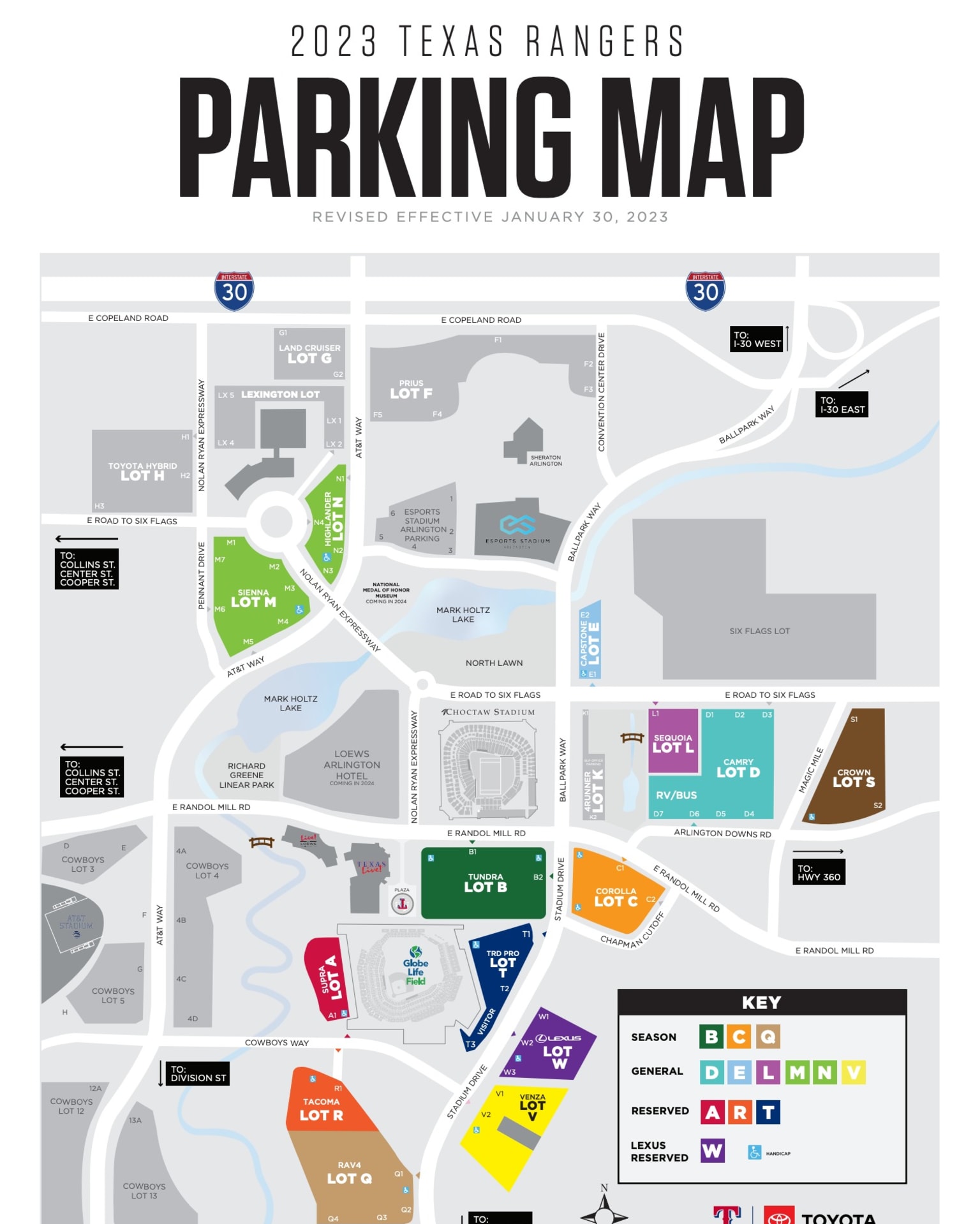 Globe Life Field Parking and Rideshare Texas Rangers