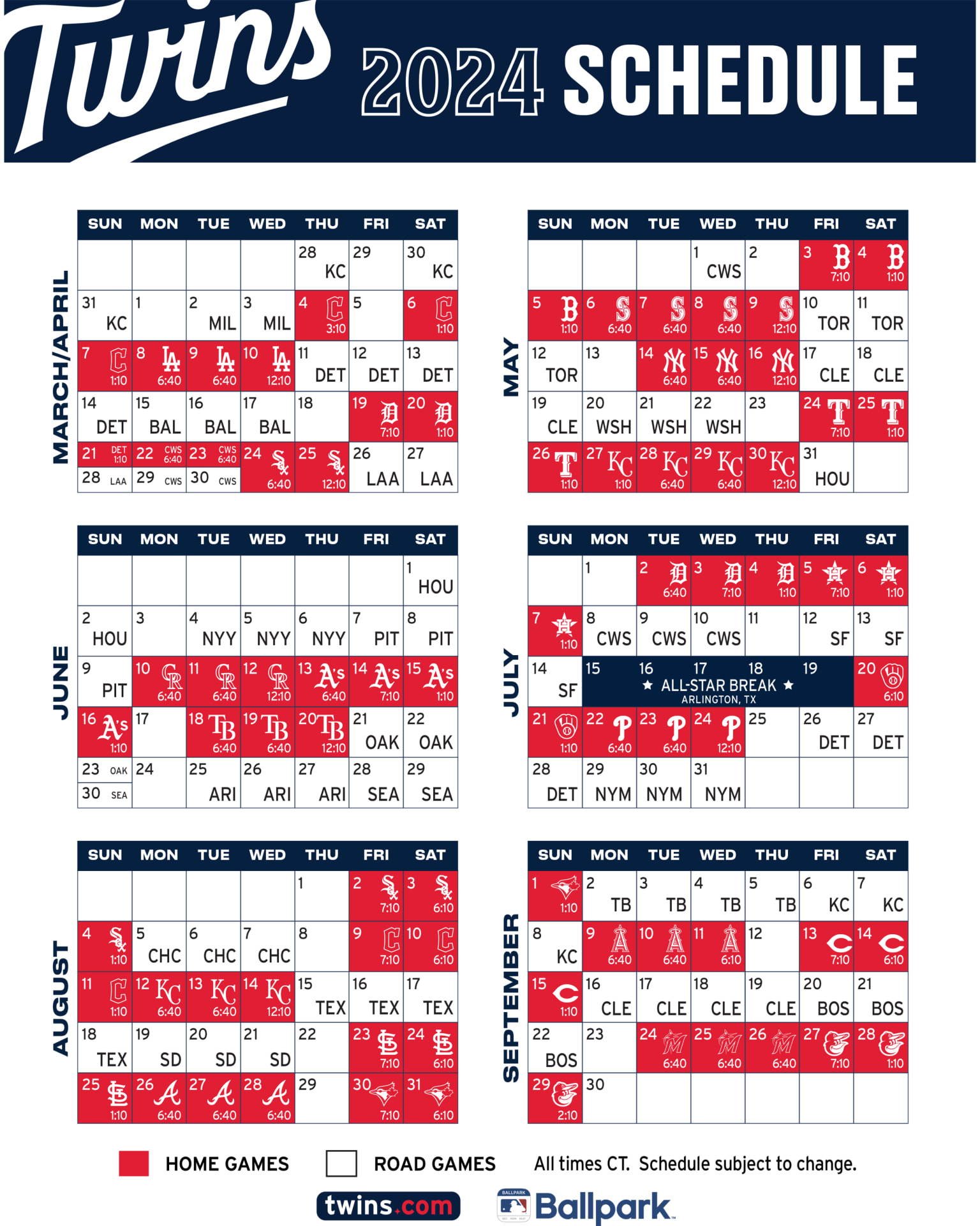 2024 Atlanta Braves Spring Training Pocket Schedule