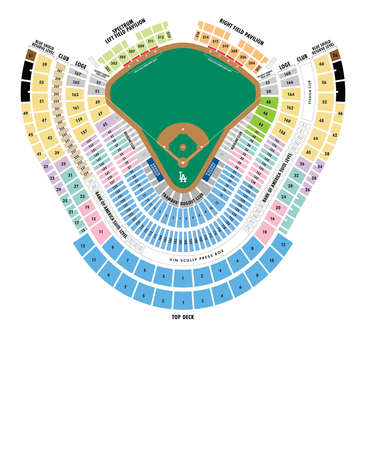 Ballpark Netting | Los Angeles Dodgers