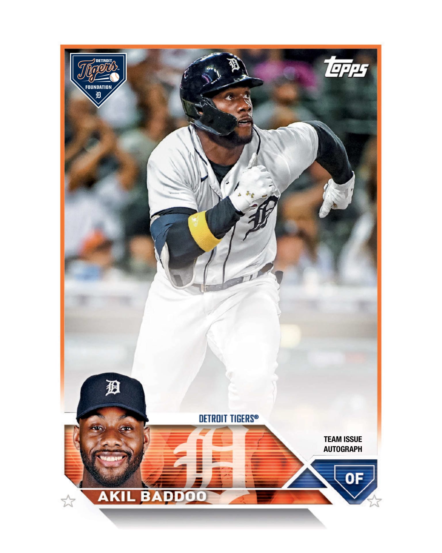 Detroit Tigers: Akil Baddoo 2022 - Officially Licensed MLB